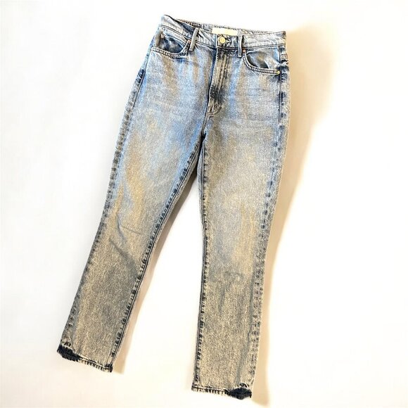 MOTHER Denim Jeans The Swooner Rascal Ankle - Signs & Symbols Size 26 - Picture 1 of 16